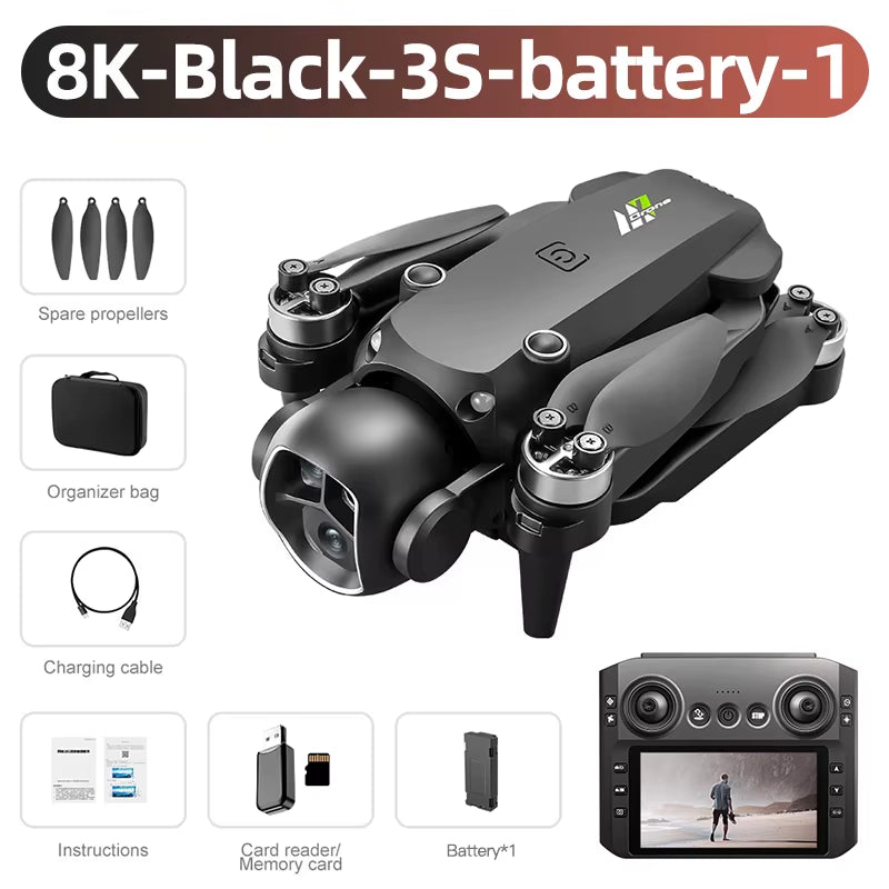 Xiaomi  M7 Drone 4K Professional 8K HD Aerial Photography Drone 5G WIFI Brushless Power RC Foldable Quadcopter Dron Gifts