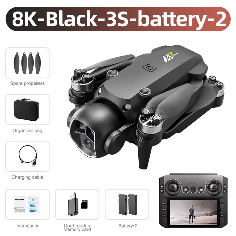 Xiaomi  M7 Drone 4K Professional 8K HD Aerial Photography Drone 5G WIFI Brushless Power RC Foldable Quadcopter Dron Gifts