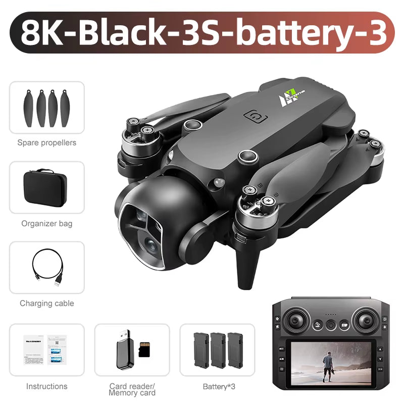Xiaomi  M7 Drone 4K Professional 8K HD Aerial Photography Drone 5G WIFI Brushless Power RC Foldable Quadcopter Dron Gifts