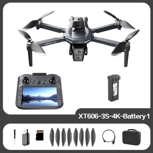 Xiaomi XT606GPS Screen Brushless Aerial Photography Drone 4K HD Dual Camera Brushless Motor 5G WIFI Remote Control Quadcopter