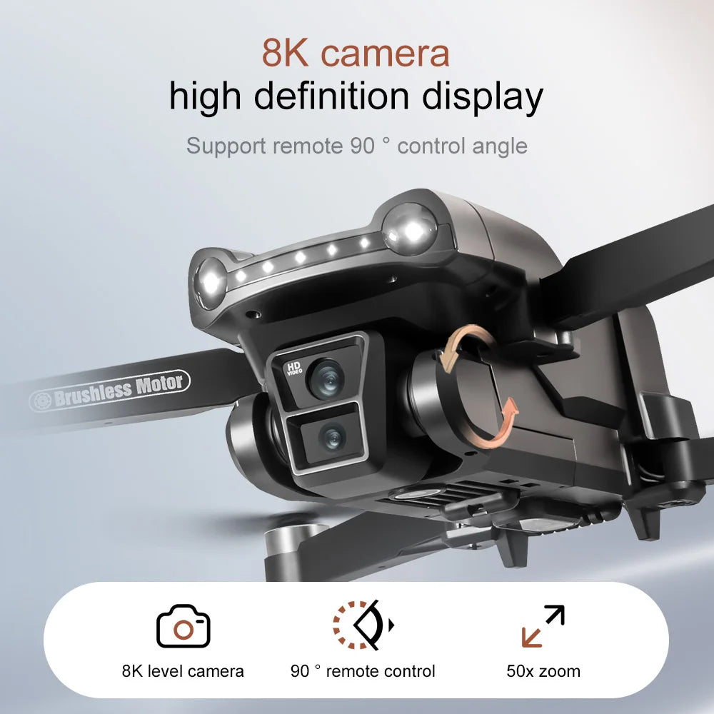 New for Xiaomi V198 GPS MAX Drone with 8K Professional HD Camera 5G Wifi Brushless Laser Barrier Avoidance Folding Quadcopter