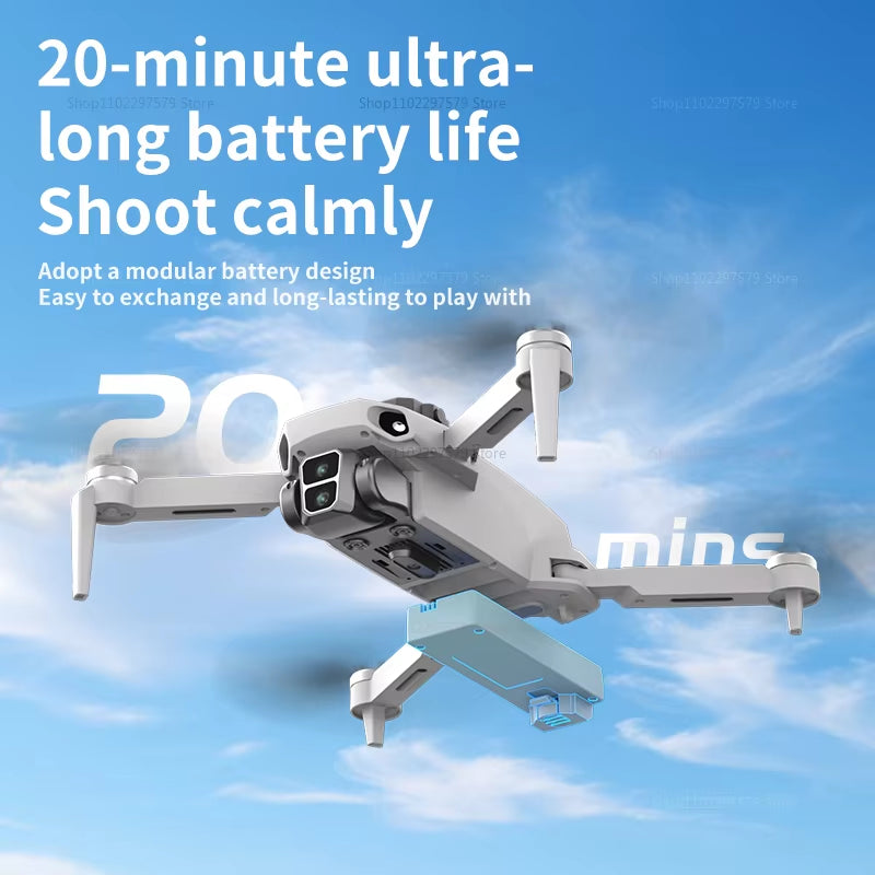 L106-1 PRO RC Drone 8K HD Camera 5G Wifi FPV GPS Quadcopter with Screen Remote Control Professional Drone Aerial Photography Toy