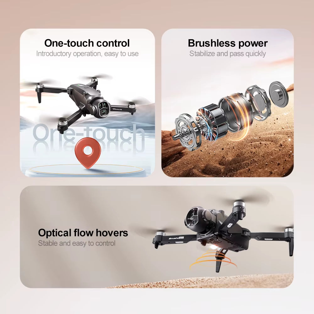 Xiaomi  M7 Drone 4K Professional 8K HD Aerial Photography Drone 5G WIFI Brushless Power RC Foldable Quadcopter Dron Gifts