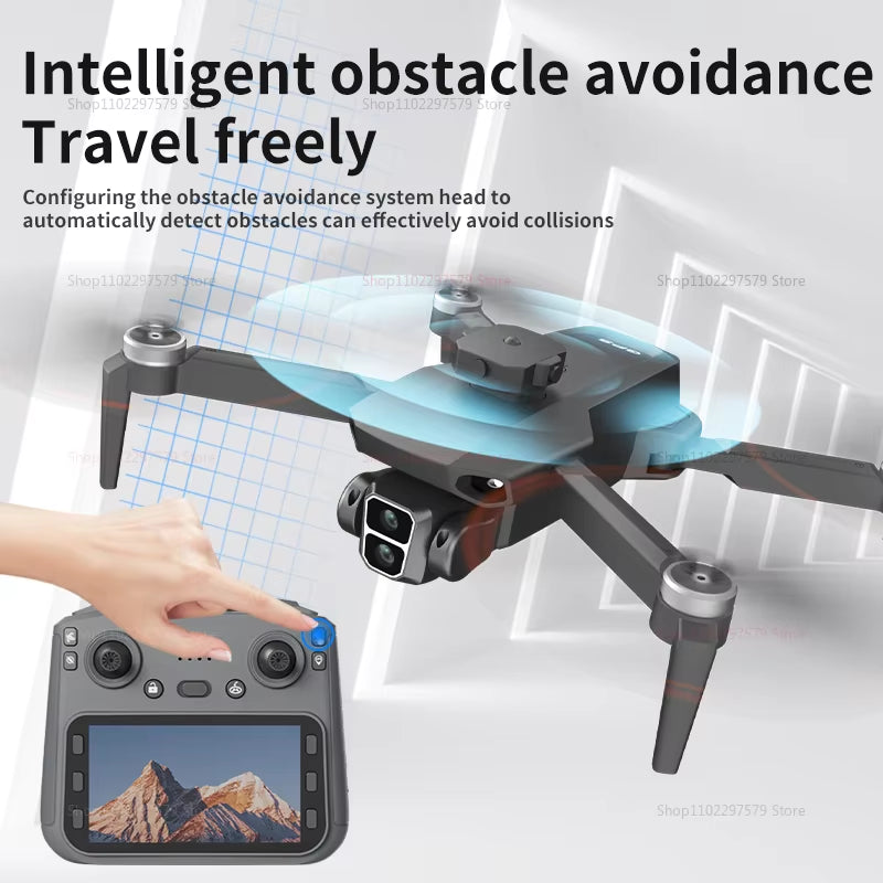 L106-1 PRO RC Drone 8K HD Camera 5G Wifi FPV GPS Quadcopter with Screen Remote Control Professional Drone Aerial Photography Toy