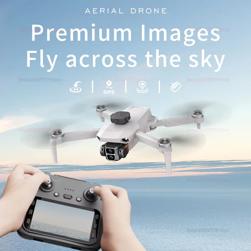 L106-1 PRO RC Drone 8K HD Camera 5G Wifi FPV GPS Quadcopter with Screen Remote Control Professional Drone Aerial Photography Toy