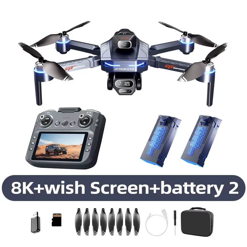 Xiaomi Mijia GT8 Drone 4K Professional 8K Camera Aerial FPV Avoiding Obstacle with Large Screen Remote Control Folding RC Dron