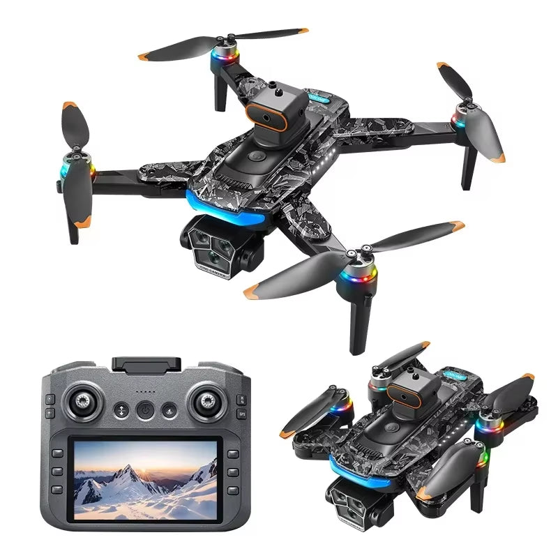 Xiaomi A14 PRO MAX Drone Brushless 8K Three HD Camera Remote Control with Screen Optical Flow Intelligent Foldable Quadcopter