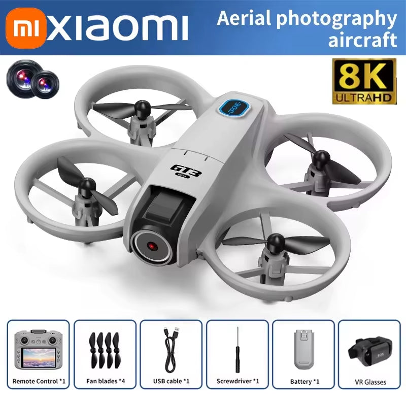 Xiaomi Gt3 Max Drone 8K Hd Aerial Photography Large Screen Optical Flow Positioning Brushless Intelligent Obstacle Avoidance