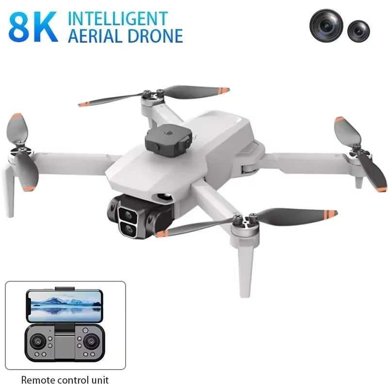 L106-1 PRO RC Drone 8K HD Camera 5G Wifi FPV GPS Quadcopter with Screen Remote Control Professional Drone Aerial Photography Toy
