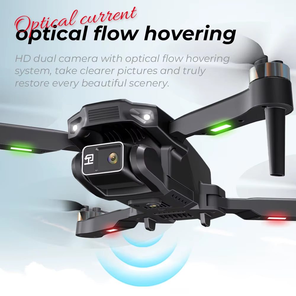 New Drone H16 GPS Professional Dual Camera Dron Quadcopter Brushless Aerial Photography Laser Obstacle Avoidance RC Toy