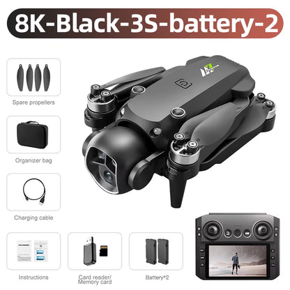 Xiaomi  M7 Drone 4K Professional 8K HD Aerial Photography Drone 5G WIFI Brushless Power RC Foldable Quadcopter Dron Gifts