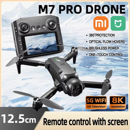 Xiaomi  M7 Drone 4K Professional 8K HD Aerial Photography Drone 5G WIFI Brushless Power RC Foldable Quadcopter Dron Gifts