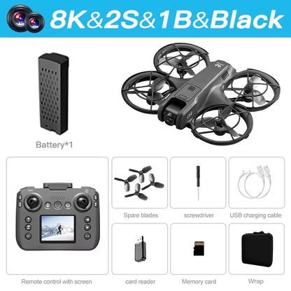 NEW V666 Drone for Xiaomi 8K Professional WIFI 5G Dron Obstacle Avoidance Brushless Altitude Headless Mode RC Quadcopter Toys