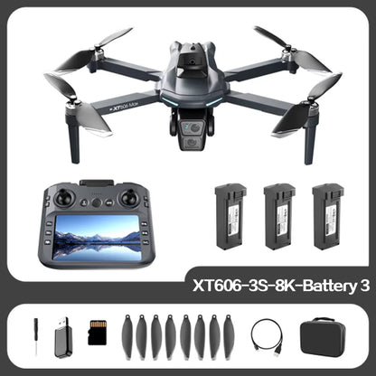 Xiaomi XT606GPS Screen Brushless Aerial Photography Drone 4K HD Dual Camera Brushless Motor 5G WIFI Remote Control Quadcopter