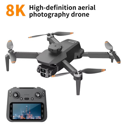 L106-1 PRO RC Drone 8K HD Camera 5G Wifi FPV GPS Quadcopter with Screen Remote Control Professional Drone Aerial Photography Toy