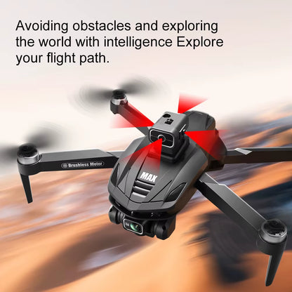 2025 New V168 Max Drone 8K Professional 5G GPS HD Dual Camera Photography 5KM Brushless Foldable Large Screen RC Quadcopter Toys